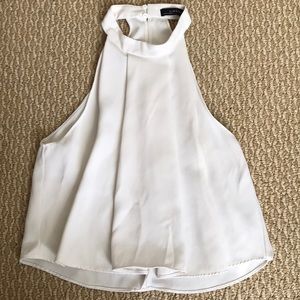White Zara top
